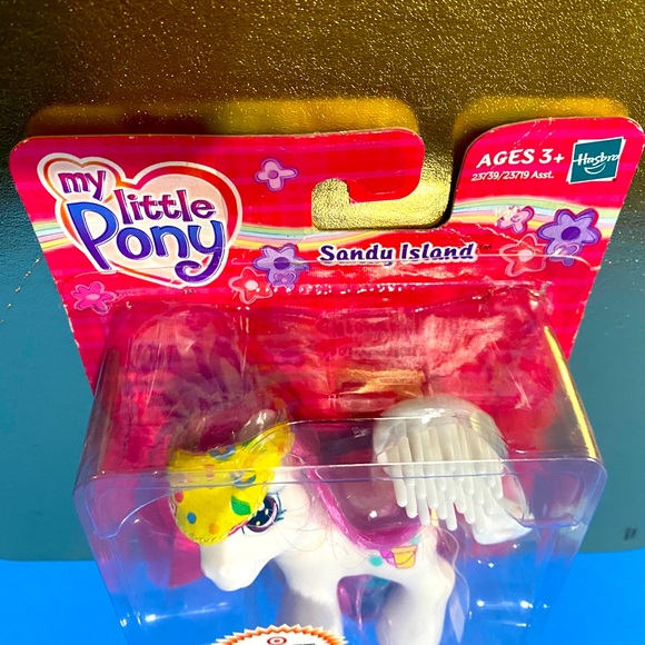 MY LITTLE PONY G3 NWT VTG 2005 BABY SANDY ISLAND PONY TARGET EXCLUSIVE w/BRUSH - Picture 6 of 14
